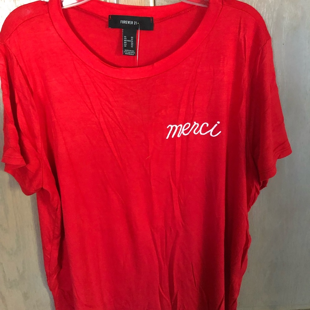 Forever 21 red tee